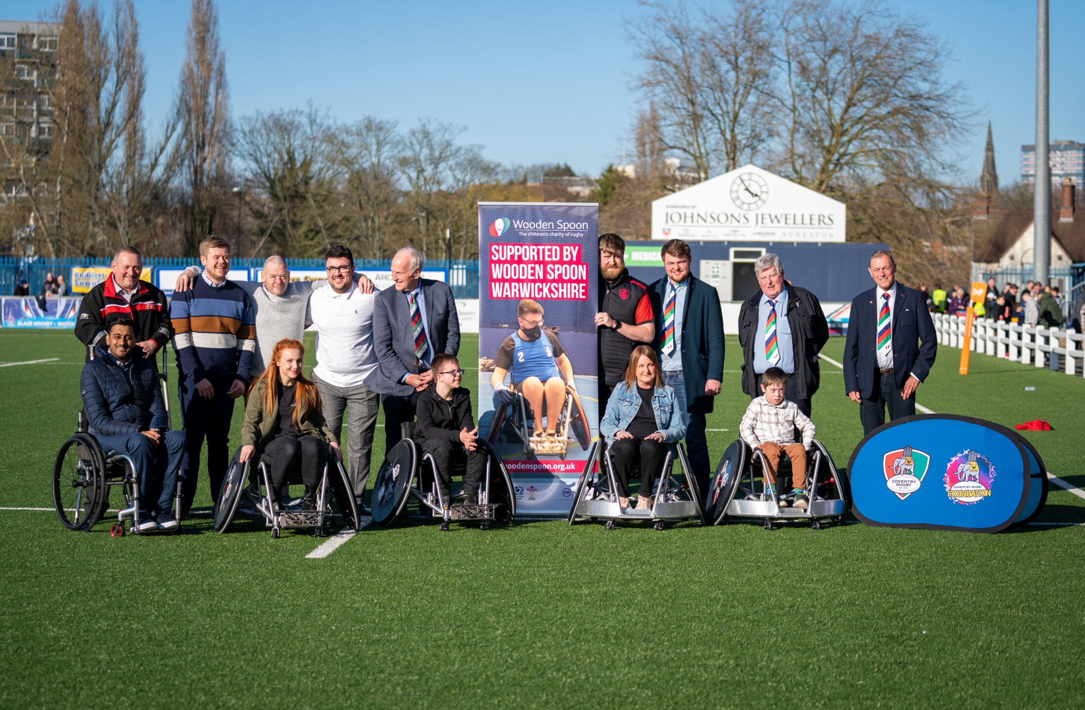 Wooden Spoon donates junior wheelchairs to Coventry Stampede Coventry