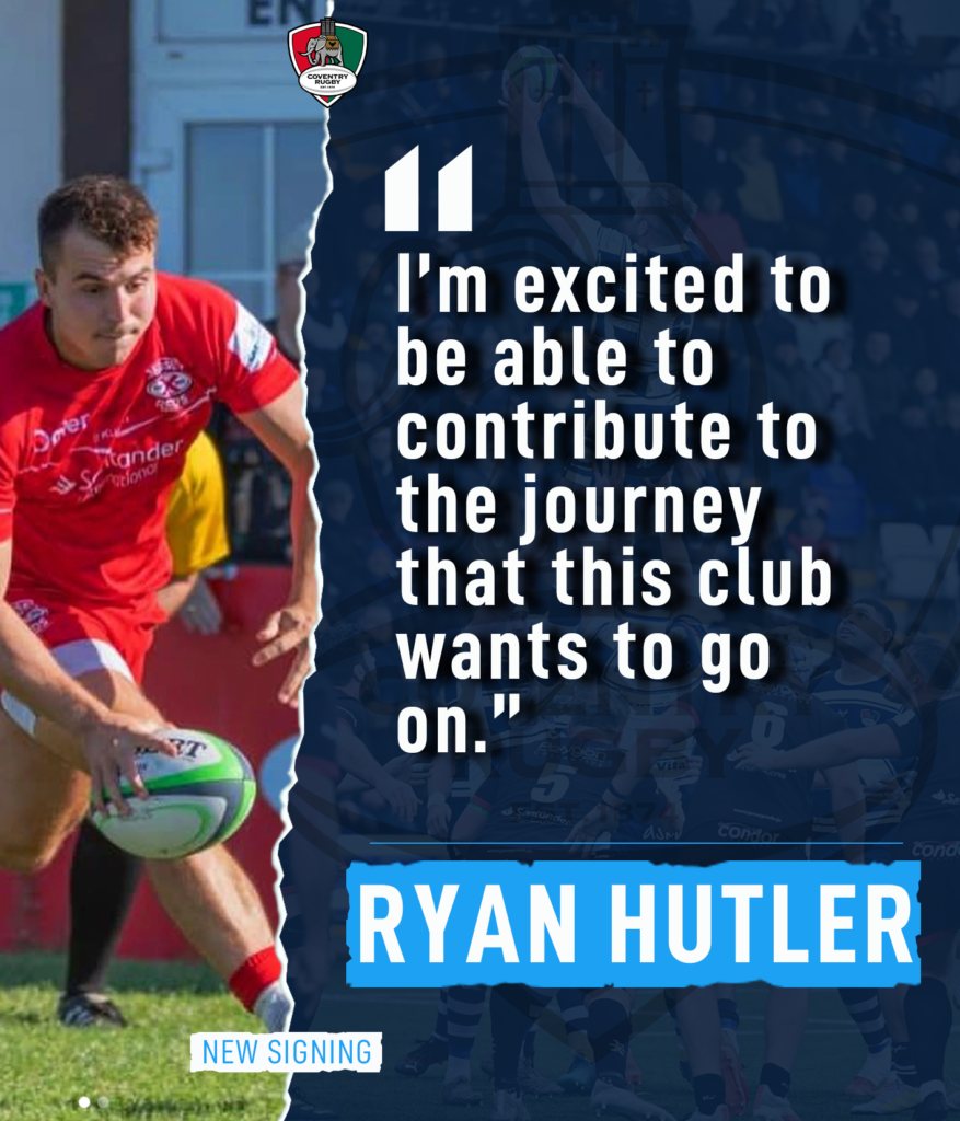 Ryan Hutler bergabung dengan Coventry!  – Coventry Rugbi